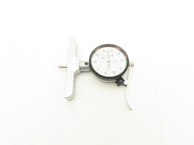 Mitutoyo 7218S Dial Depth Indicator Gage 0-8" Range .001" 4" Base