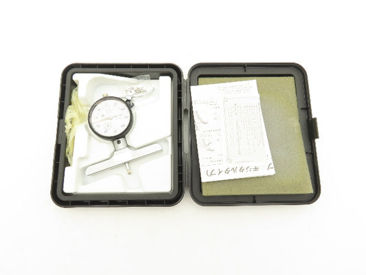 Mitutoyo 7218S Dial Depth Indicator Gage 0-8" Range .001" 4" Base