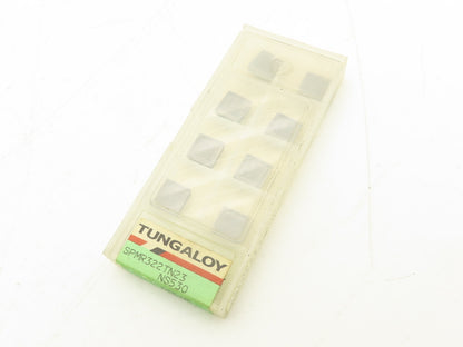 Toshiba Tungaloy SPMR090308-23 Box of 10 Square Carbide Inserts NS530 Lot of 50