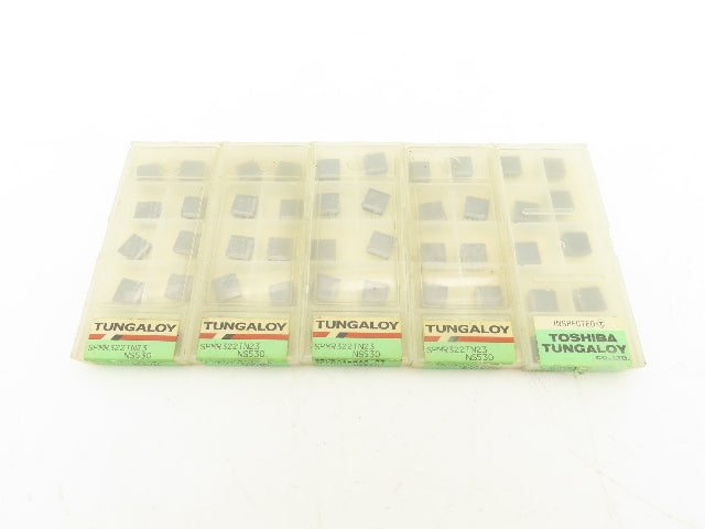 Toshiba Tungaloy SPMR090308-23 Box of 10 Square Carbide Inserts NS530 Lot of 50