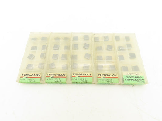 Toshiba Tungaloy SPMR090308-23 Box of 10 Square Carbide Inserts NS530 Lot of 50