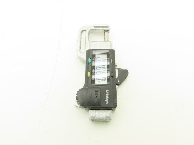 Mitutoyo 700-118-30 Quick-Mini Digital Thickness Gage 0-0.5" Range .0005"