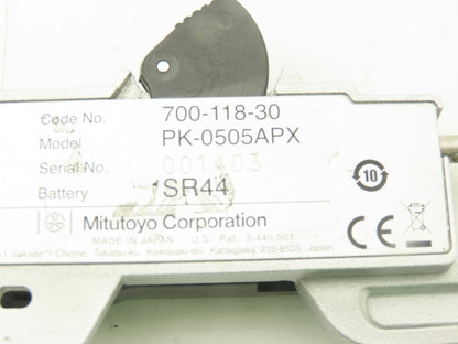 Mitutoyo 700-118-30 Quick-Mini Digital Thickness Gage 0-0.5" Range .0005"
