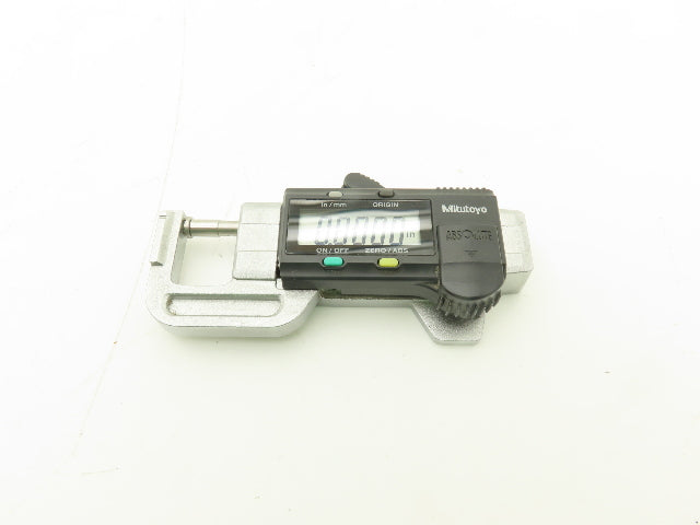 Mitutoyo 700-118-30 Quick-Mini Digital Thickness Gage 0-0.5" Range .0005"
