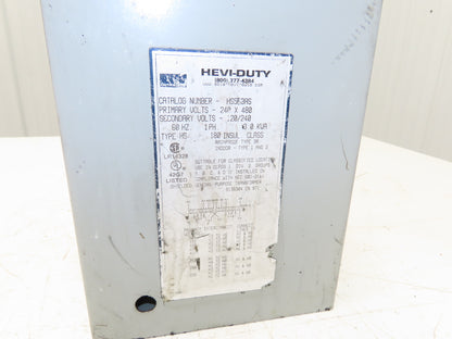 Sola Hevi-Duty HS5F3AS Transformer 3kva 1PH 240/480HV 120/240LV Type 3R