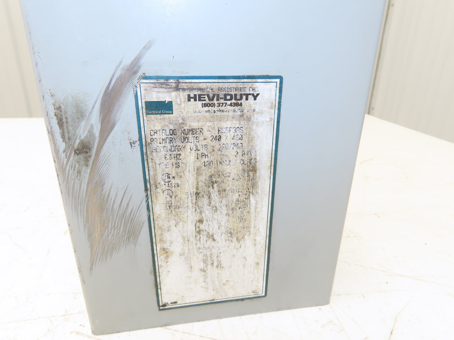 Sola Hevi-Duty HS5F3AS Transformer 3kva 1PH 240/480HV 120/240LV Type 3R