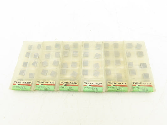 Toshiba Tungaloy SPMR090308-23 Box of 10 Square Carbide Inserts NS530 Lot of 60