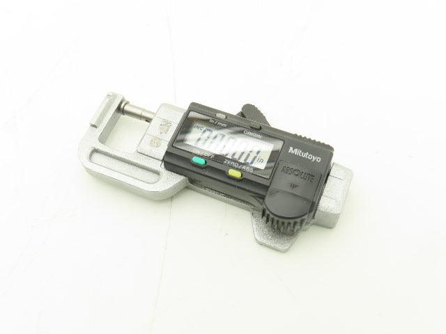 Mitutoyo 700-118-30 Quick-Mini Digital Thickness Gage 0-0.5" Range .0005"