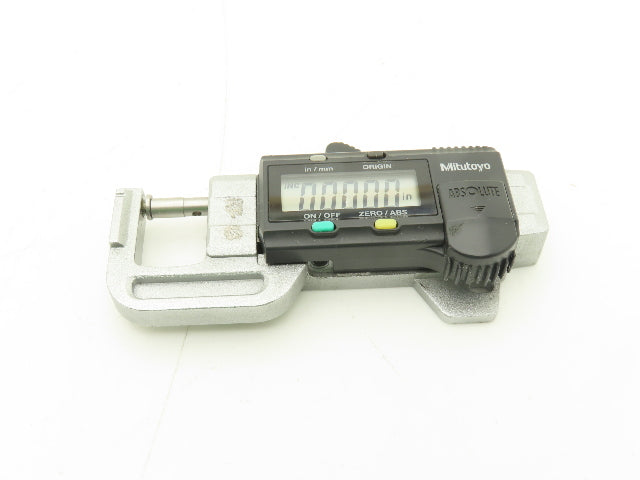 Mitutoyo 700-118-30 Quick-Mini Digital Thickness Gage 0-0.5" Range .0005"