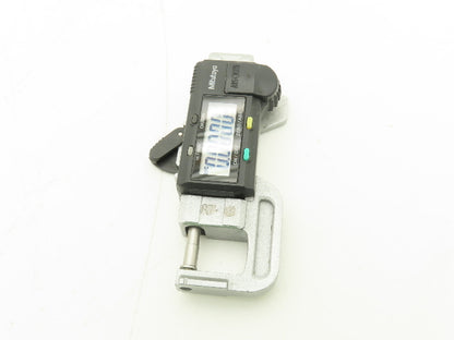 Mitutoyo 700-118-30 Quick-Mini Digital Thickness Gage 0-0.5" Range .0005"