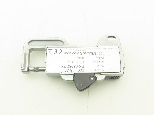 Mitutoyo 700-118-20 Quick-Mini Digital Thickness Gage 0-0.5" Range .0005"