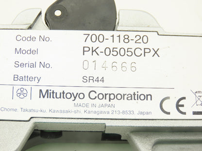 Mitutoyo 700-118-20 Quick-Mini Digital Thickness Gage 0-0.5" Range .0005"
