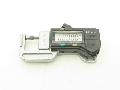 Mitutoyo 700-118-20 Quick-Mini Digital Thickness Gage 0-0.5" Range .0005"