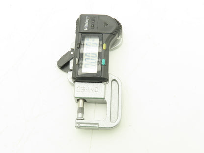 Mitutoyo 700-118-20 Quick-Mini Digital Thickness Gage 0-0.5" Range .0005"