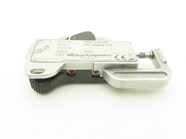 Mitutoyo 700-118-20 Quick-Mini Digital Thickness Gage 0-0.5" Range .0005"