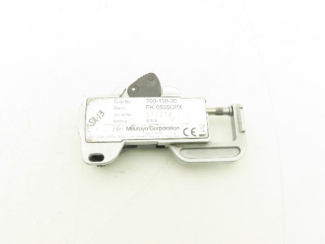 Mitutoyo 700-118-20 Quick-Mini Digital Thickness Gage 0-0.5" Range .0005"