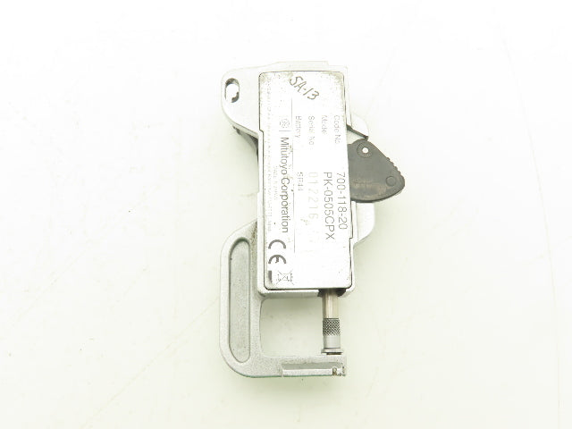 Mitutoyo 700-118-20 Quick-Mini Digital Thickness Gage 0-0.5" Range .0005"
