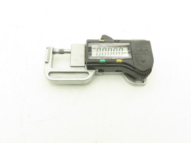 Mitutoyo 700-118-20 Quick-Mini Digital Thickness Gage 0-0.5" Range .0005"