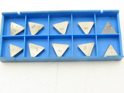 Valenite TPC-2.52.010R VC2 Box of 10 Carbide Inserts TPMR 2.522  Lot of 40