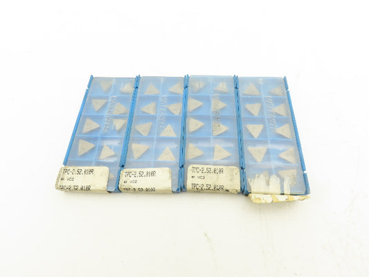 Valenite TPC-2.52.010R VC2 Box of 10 Carbide Inserts TPMR 2.522  Lot of 40