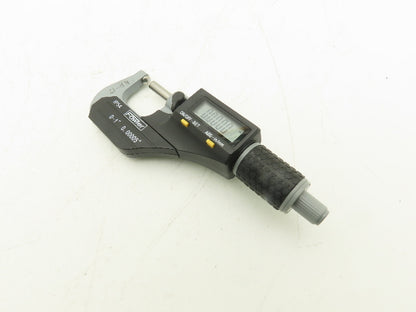 Fowler 54-860-001-1 Digital Outside Micrometer 0-1" 25mm Ball Anvil Flat Spindle