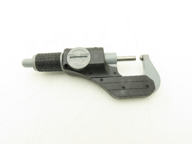 Fowler 54-860-001-1 Digital Outside Micrometer 0-1" 25mm Ball Anvil Flat Spindle