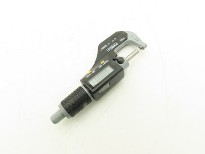 Fowler 54-860-001-1 Digital Outside Micrometer 0-1" 25mm Ball Anvil Flat Spindle