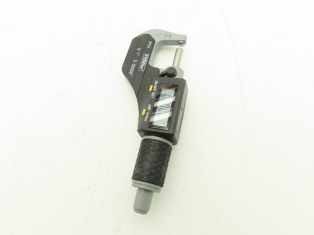 Fowler 54-860-001-1 Digital Outside Micrometer 0-1" 25mm Ball Anvil Flat Spindle