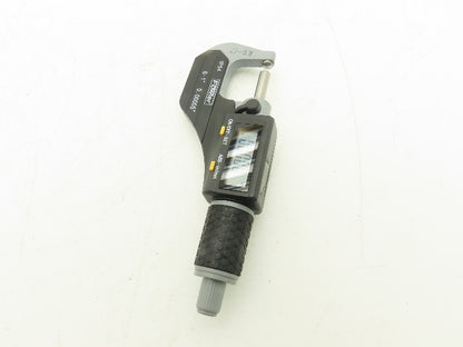 Fowler 54-860-001-1 Digital Outside Micrometer 0-1" 25mm Ball Anvil Flat Spindle