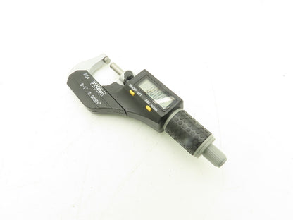 Fowler 54-860-001-1 Digital Outside Micrometer 0-1" 25mm Flat Anvil & Spindle