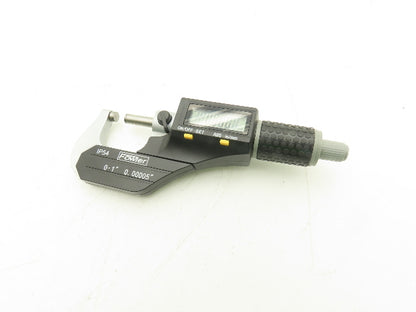 Fowler 54-860-001-1 Digital Outside Micrometer 0-1" 25mm Flat Anvil & Spindle