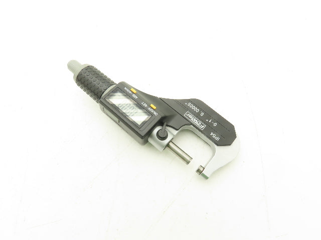 Fowler 54-860-001-1 Digital Outside Micrometer 0-1" 25mm Flat Anvil & Spindle