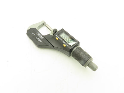Fowler 54-860-001-1 Digital Outside Micrometer 0-1" 25mm Flat Anvil & Spindle