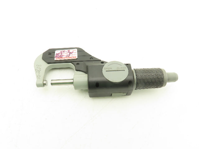 Fowler 54-860-001-1 Digital Outside Micrometer 0-1" 25mm Flat Anvil & Spindle