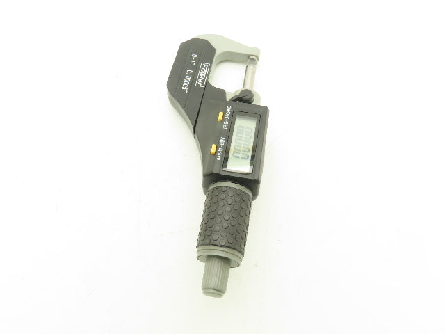 Fowler 54-860-001-1 Digital Outside Micrometer 0-1" 25mm Flat Anvil & Spindle