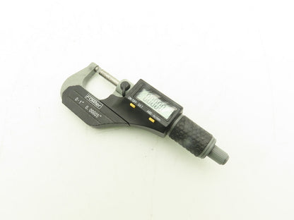 Fowler 54-860-001-1 Digital Outside Micrometer 0-1" 25mm Flat Anvil & Spindle