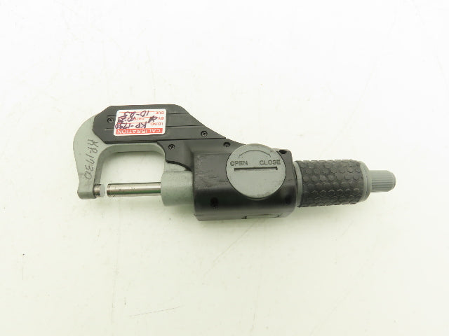 Fowler 54-860-001-1 Digital Outside Micrometer 0-1" 25mm Flat Anvil & Spindle