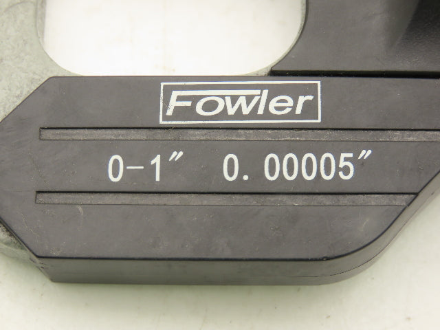 Fowler 54-860-001-1 Digital Outside Micrometer 0-1" 25mm Flat Anvil & Spindle