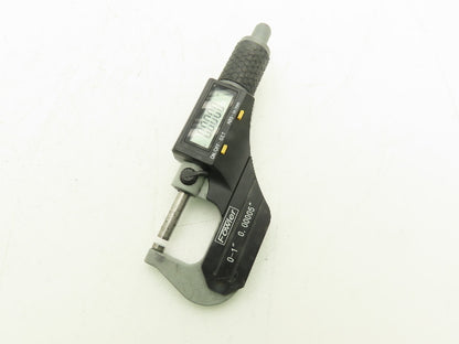 Fowler 54-860-001-1 Digital Outside Micrometer 0-1" 25mm Flat Anvil & Spindle