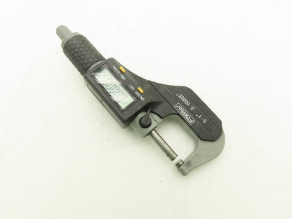 Fowler 54-860-001-1 Digital Outside Micrometer 0-1" 25mm Flat Anvil & Spindle