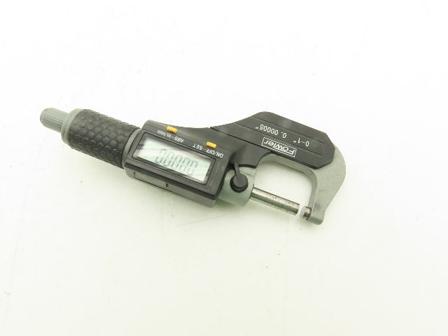 Fowler 54-860-001-1 Digital Outside Micrometer 0-1" 25mm Flat Anvil & Spindle