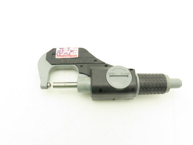 Fowler 54-860-001-1 Digital Outside Micrometer 0-1" 25mm Ball Anvil Flat Spindle