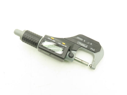 Fowler 54-860-001-1 Digital Outside Micrometer 0-1" 25mm Ball Anvil Flat Spindle