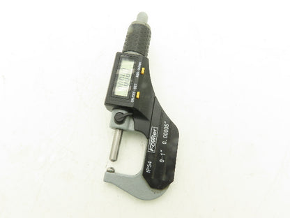 Fowler 54-860-001-1 Digital Outside Micrometer 0-1" 25mm Ball Anvil & Spindle