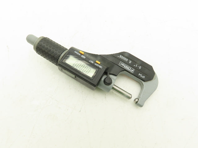 Fowler 54-860-001-1 Digital Outside Micrometer 0-1" 25mm Ball Anvil & Spindle