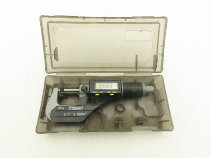 Fowler 54-860-001-1 Digital Outside Micrometer 0-1" 25mm Ball Anvil & Spindle