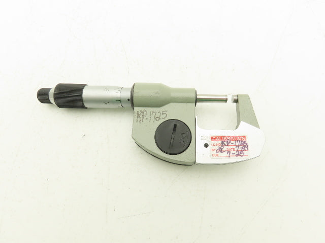 Fowler 74-815-001-2 Digital Outside Micrometer 0-1" 25mm Flat Anvil & Spindle