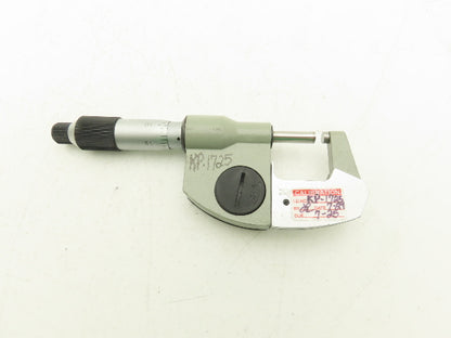 Fowler 74-815-001-2 Digital Outside Micrometer 0-1" 25mm Flat Anvil & Spindle