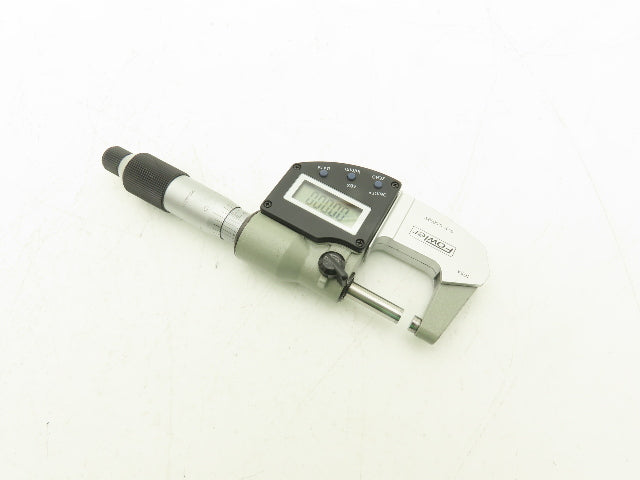 Fowler 74-815-001-2 Digital Outside Micrometer 0-1" 25mm Flat Anvil & Spindle
