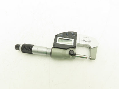 Fowler 74-815-001-2 Digital Outside Micrometer 0-1" 25mm Flat Anvil & Spindle